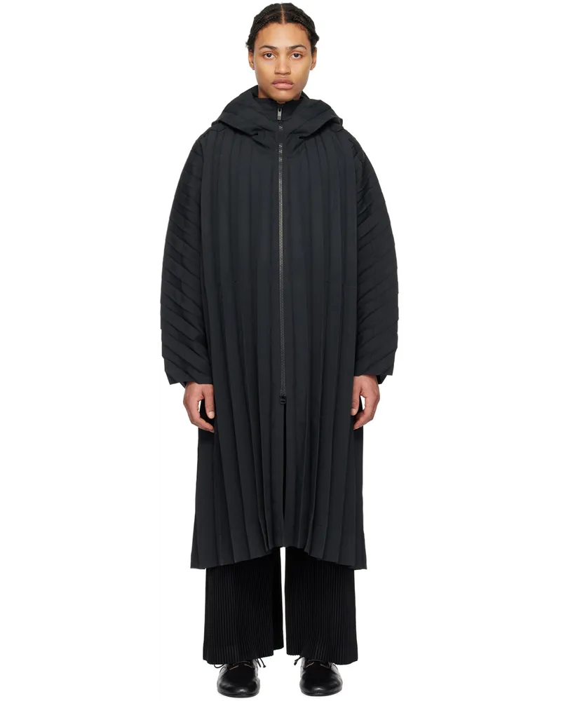 Issey Miyake Black Edge Coat 15-black