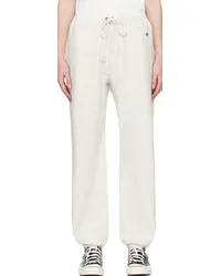 N.HOOLYWOOD Off-White Champion Edition Sweatpants Oatmeal