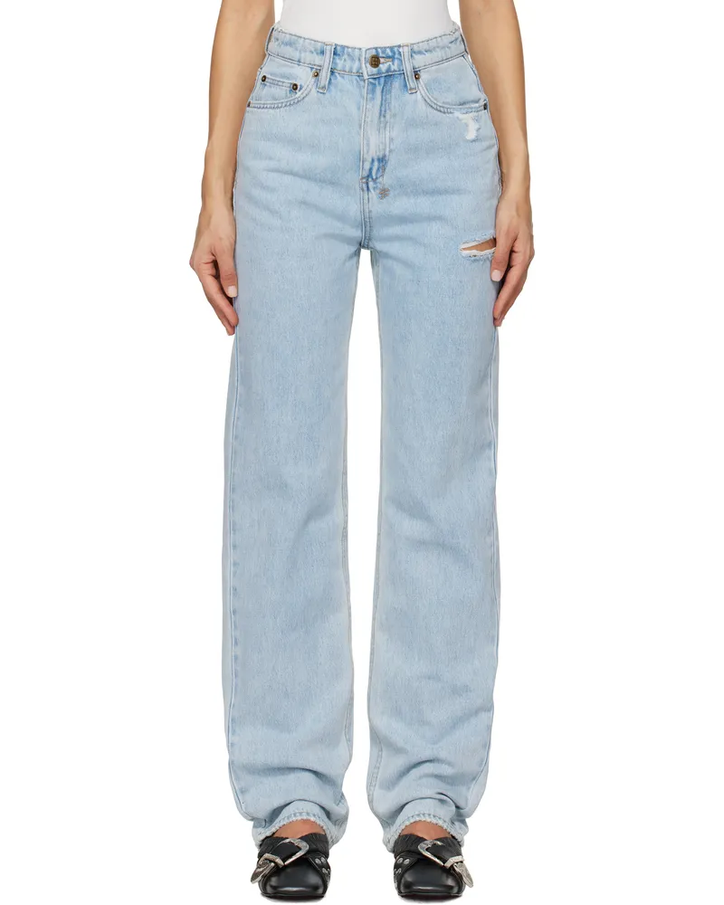 ksubi Blue Playback Rollin Kut Out Jeans Denim