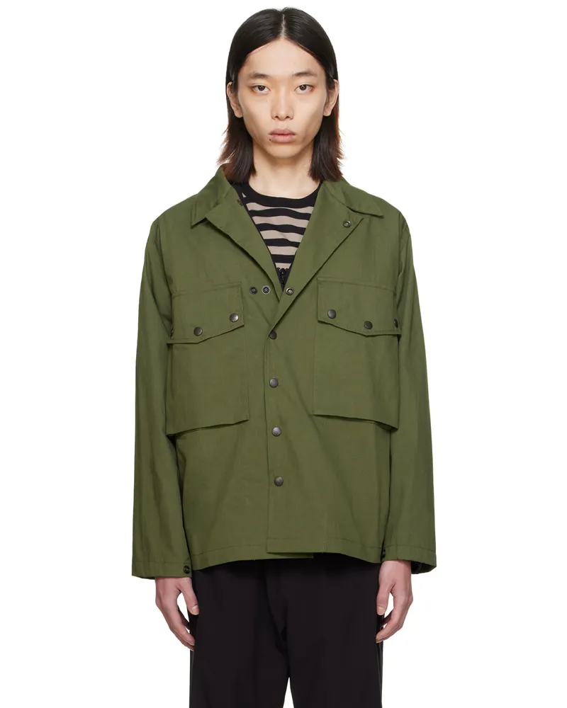 NEEDLES Green Field Jacket A-olive
