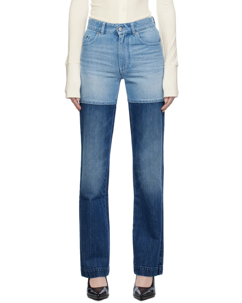 Peter Do Blue Combo Jeans Light