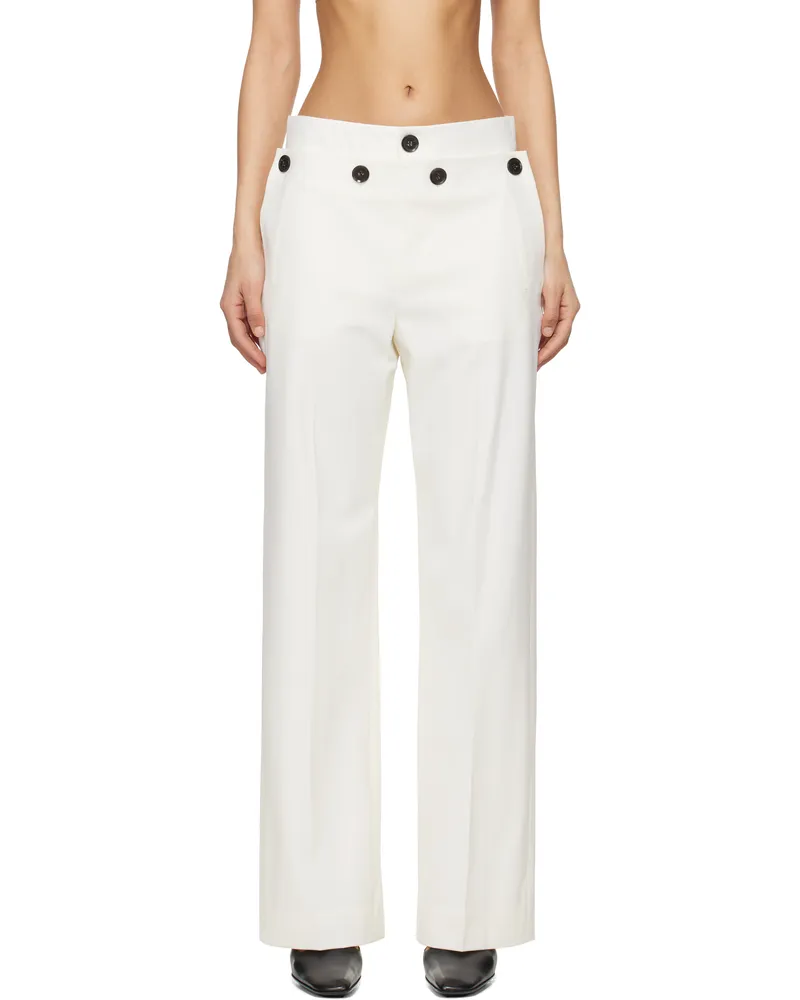 Proenza Schouler Off-White Oliver Trousers Off