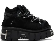 Black New Rock Edition Platform Sneakers
