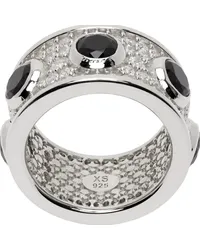 Vivienne Westwood Silver Ferruccio Ring Platinum