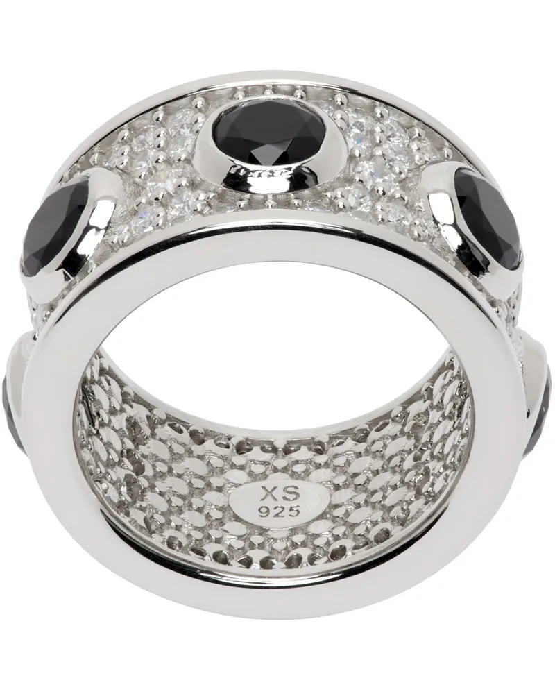 Vivienne Westwood Silver Ferruccio Ring Platinum