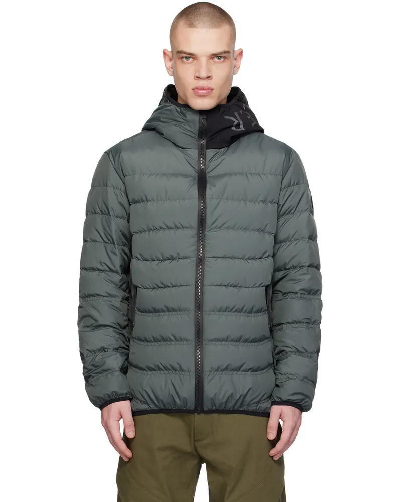 Moncler Green Vernasca Down Jacket Kombu