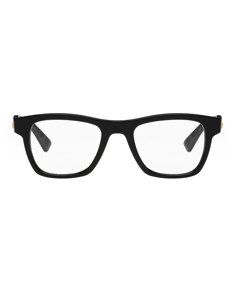 Bottega Veneta Black Rectangular Glasses 001