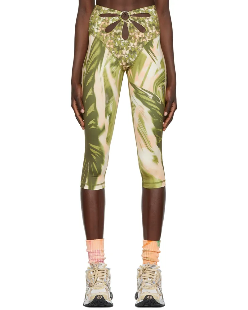 Collina Strada SSENSE Exclusive Green Sport Leggings Olive