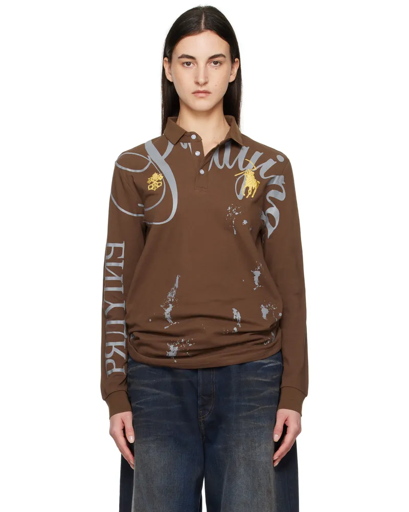 Praying Brown 'Praying' Polo Brown