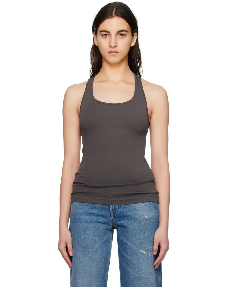 BITE Studios Gray Tendu Tank Top Forged