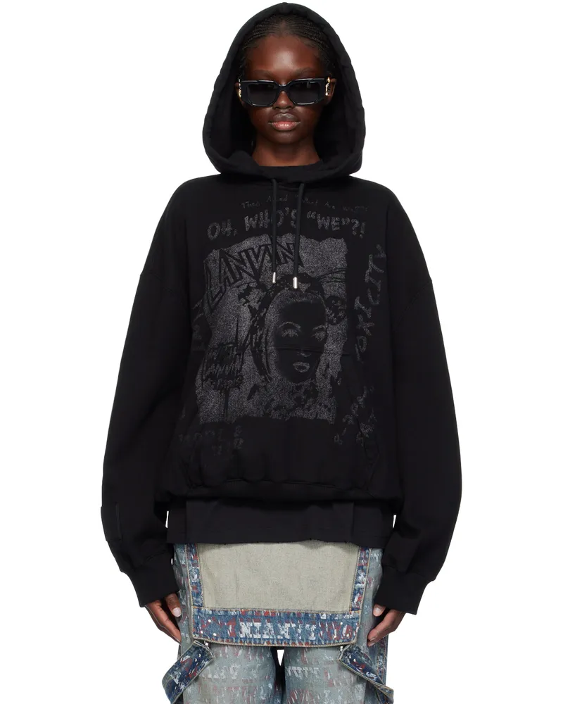 Lanvin Black Future Edition Hoodie Black