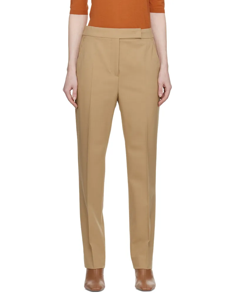 Max Mara Beige Cesira Trousers 002