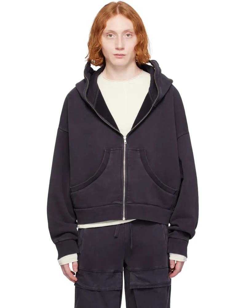 Entire Studios Navy Full Zip Hoodie Ink