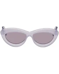 Loewe Purple Cateye Sunglasses Shiny