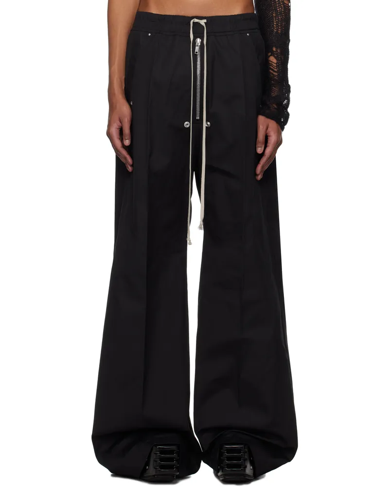 Rick Owens Black Hollywood Wide Bela Trousers 09