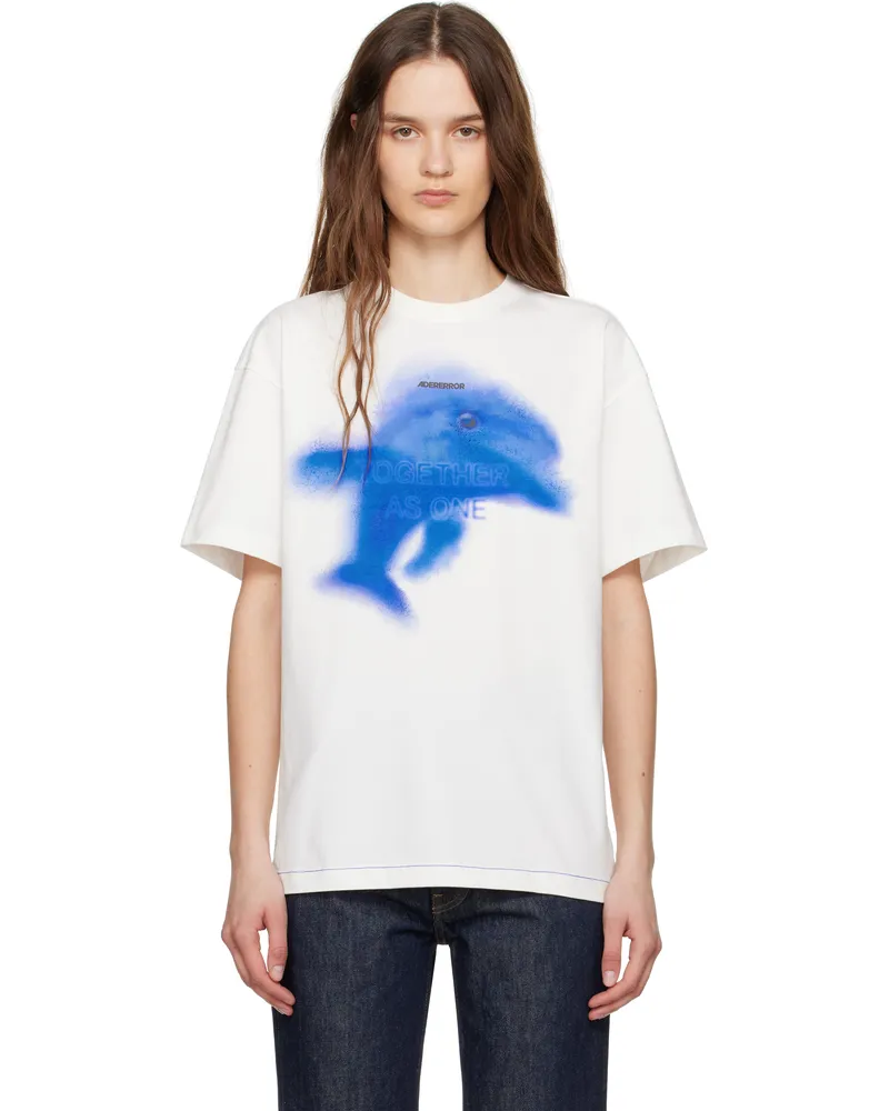 Adererror Off-White Dolphin T-shirt Off