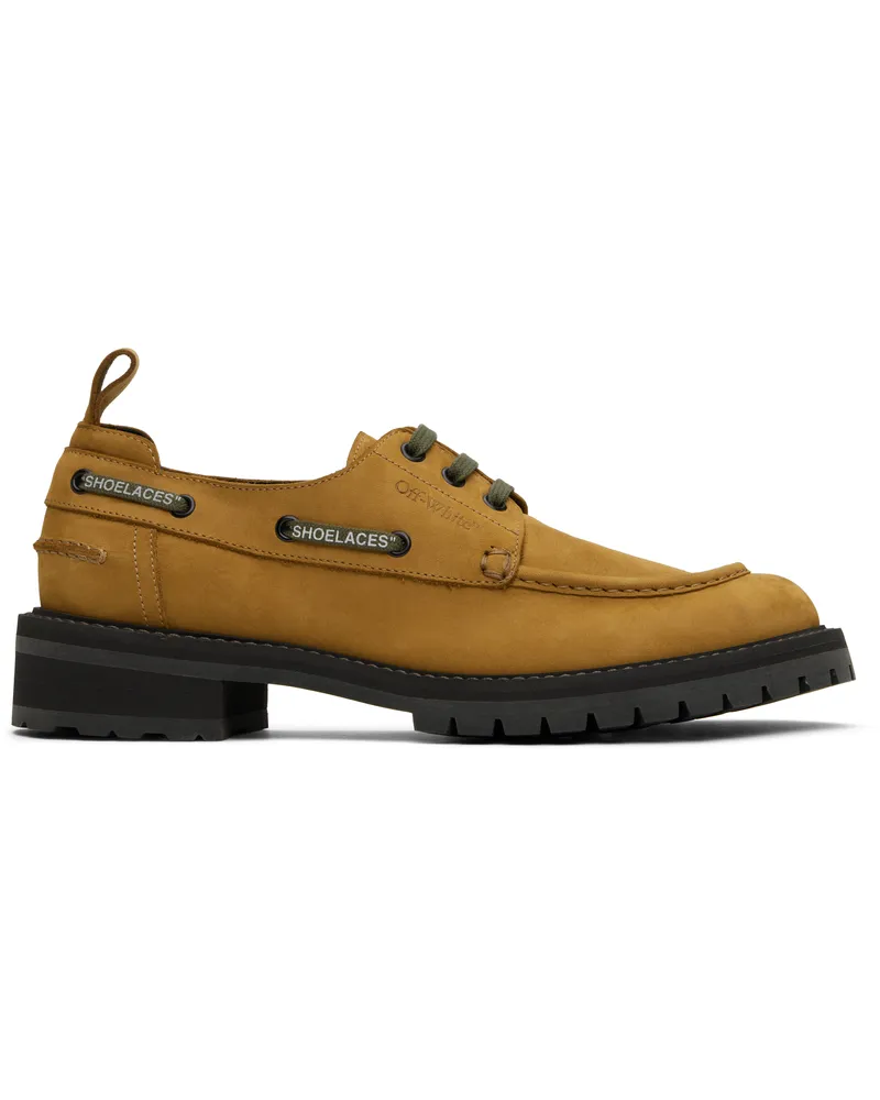 OFF-WHITE Tan San Diego Loafers Caramel
