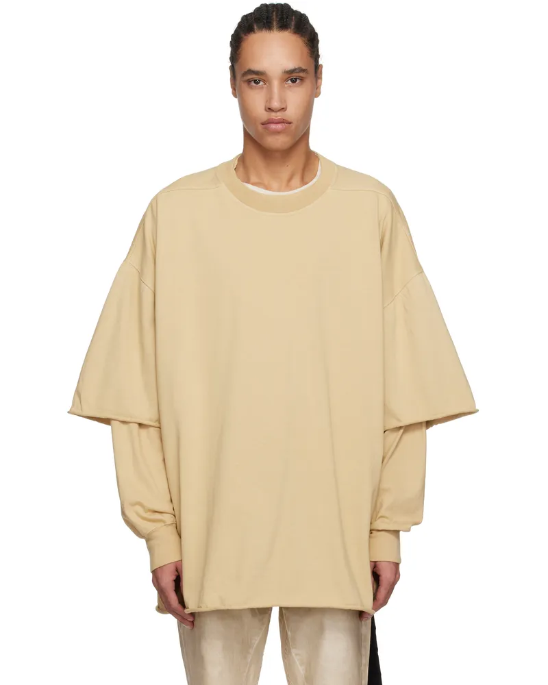 DRKSHDW by Rick Owens Beige Hollywood Tommy Hustler Sweat T-shirt 81