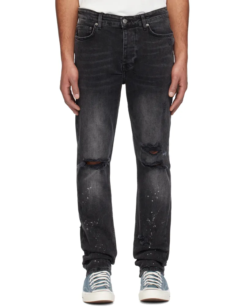 ksubi Black Chitch Blakk Rokk Jeans Black