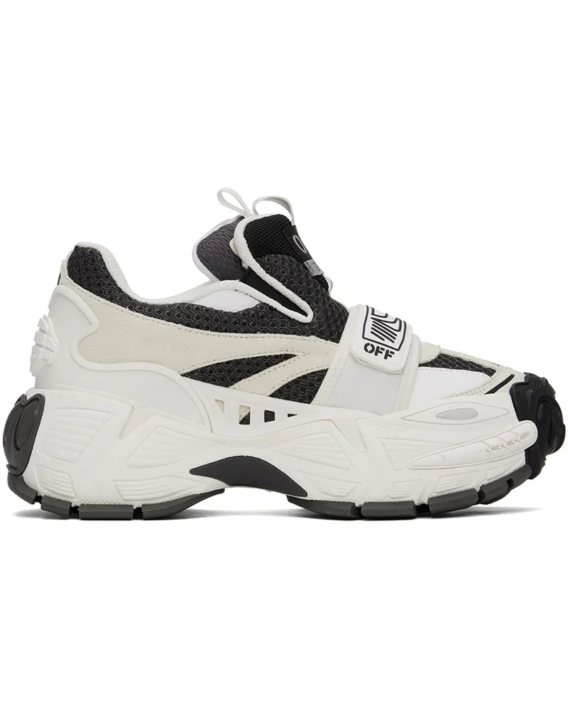 OFF-WHITE White & Black Glove Slip On Sneakers White