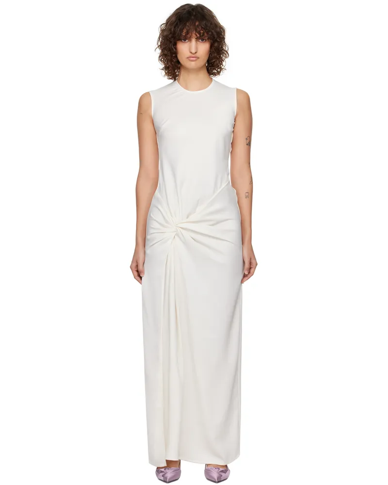 Beaufille Off-White Imogen Maxi Dress Porcelain