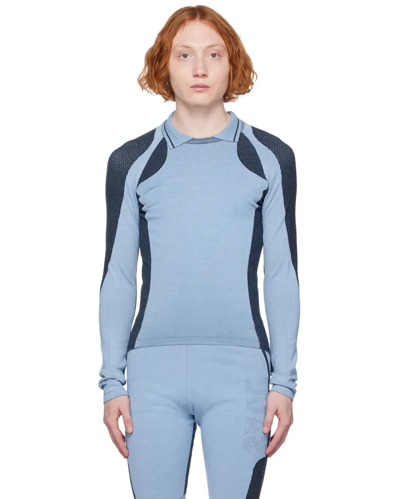 Saul Nash Blue Drop Stitch Polo Baby