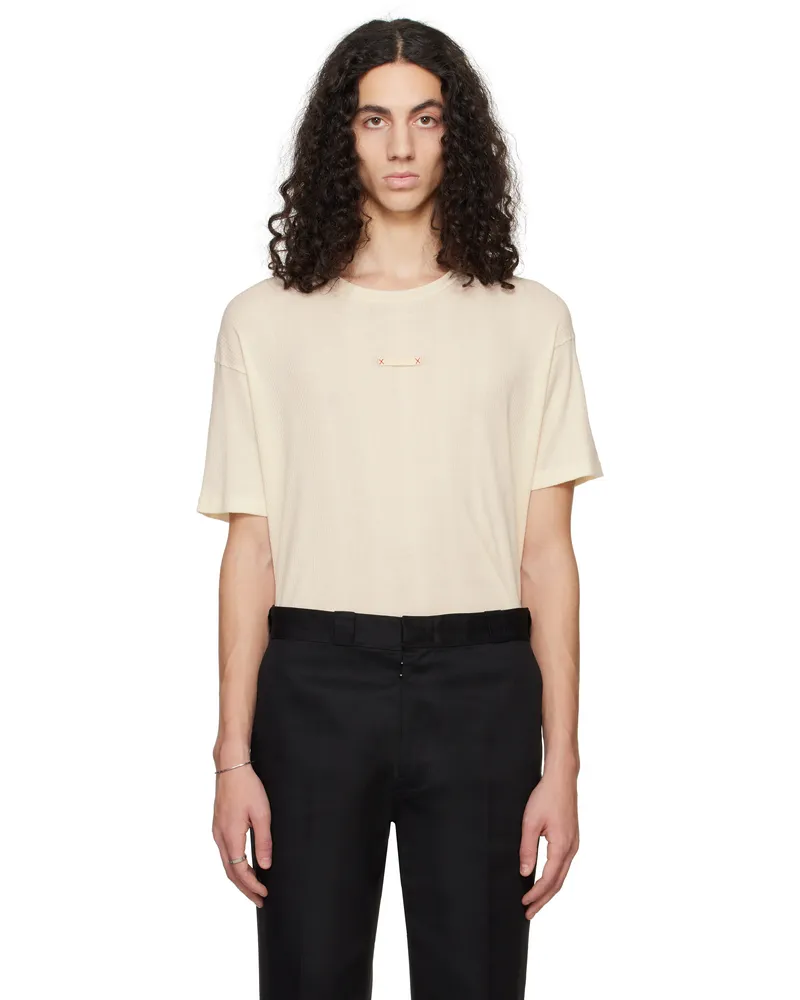 Maison Margiela Beige Patch T-shirt 103