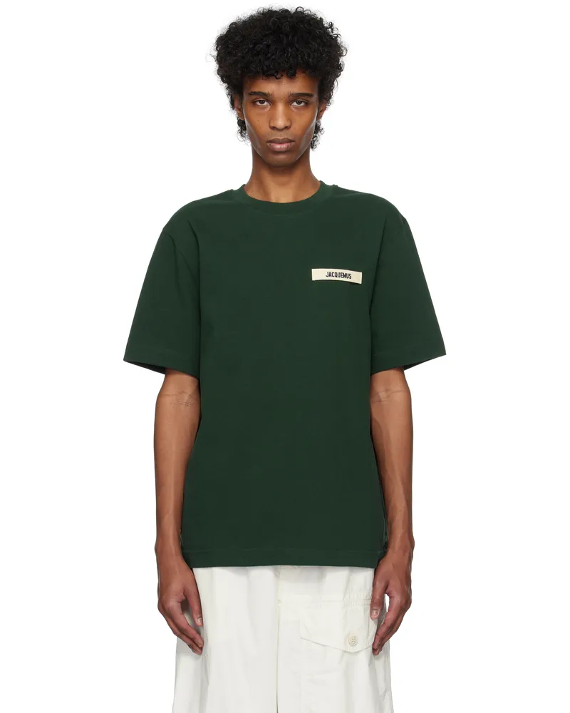 Jacquemus Green 'The Gros Grain' T-shirt 590