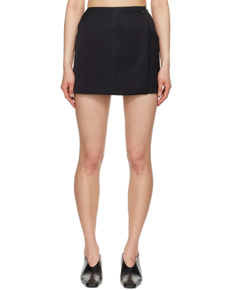 Nanushka Black Svana Skort Black
