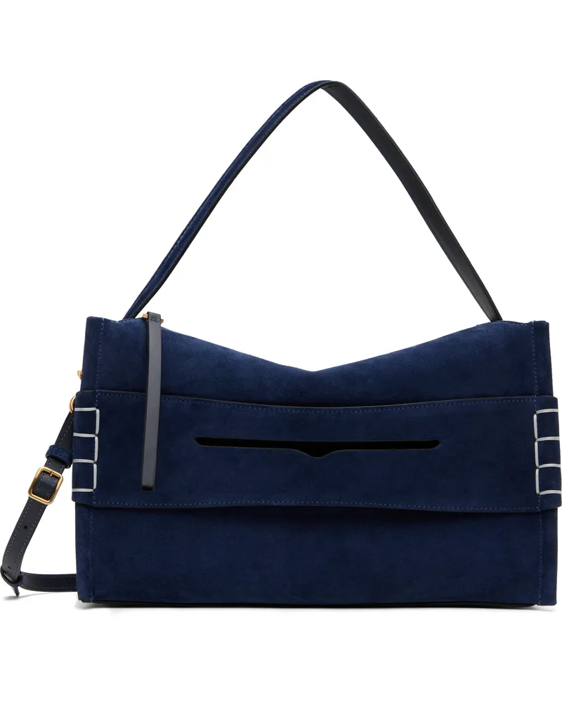 J.W.Anderson Navy Medium Loafer Bag 888
