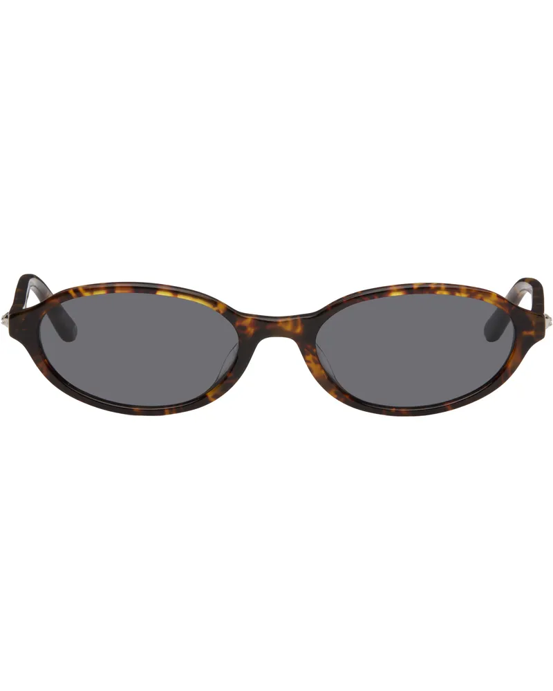 Bonnie Clyde Brown Oval Baby Sunglasses Tortoise