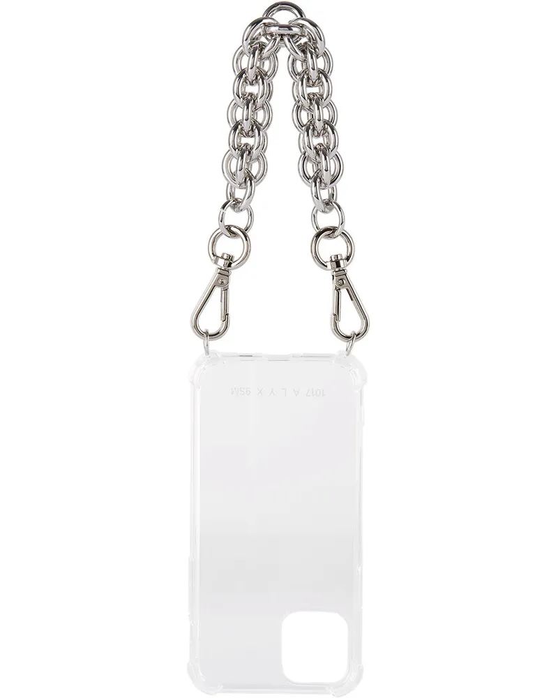 1017 ALYX 9SM Transparent Chunky Chain iPhone 11 Pro Case Trasparent