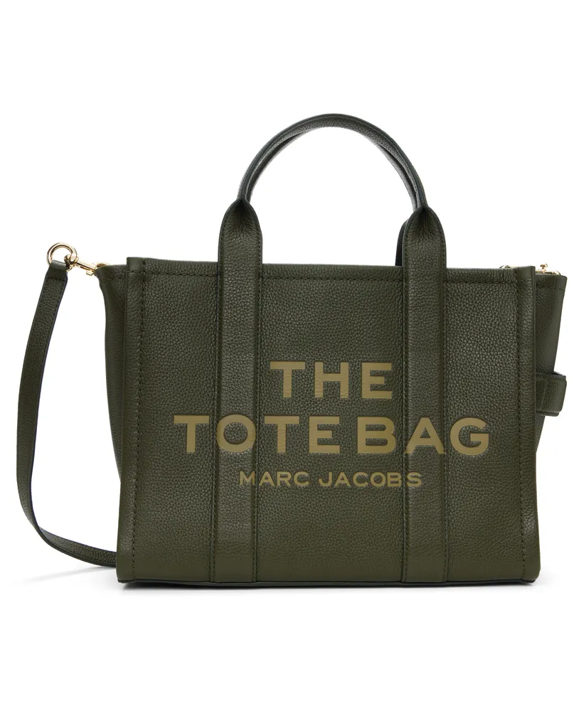 Marc Jacobs Green 'The Leather Medium' Tote 305