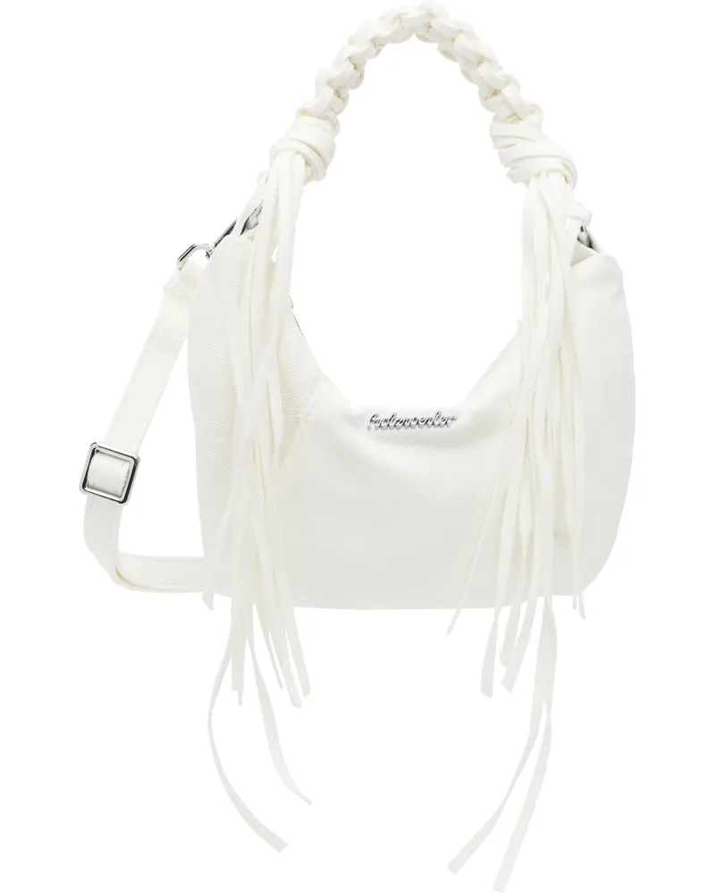Holzweiler White Cocoon Micro Denim Bag 1000