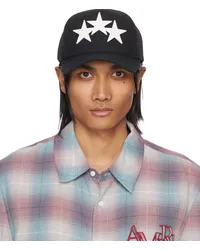 Amiri Black 3 Star Trucker Hat Black