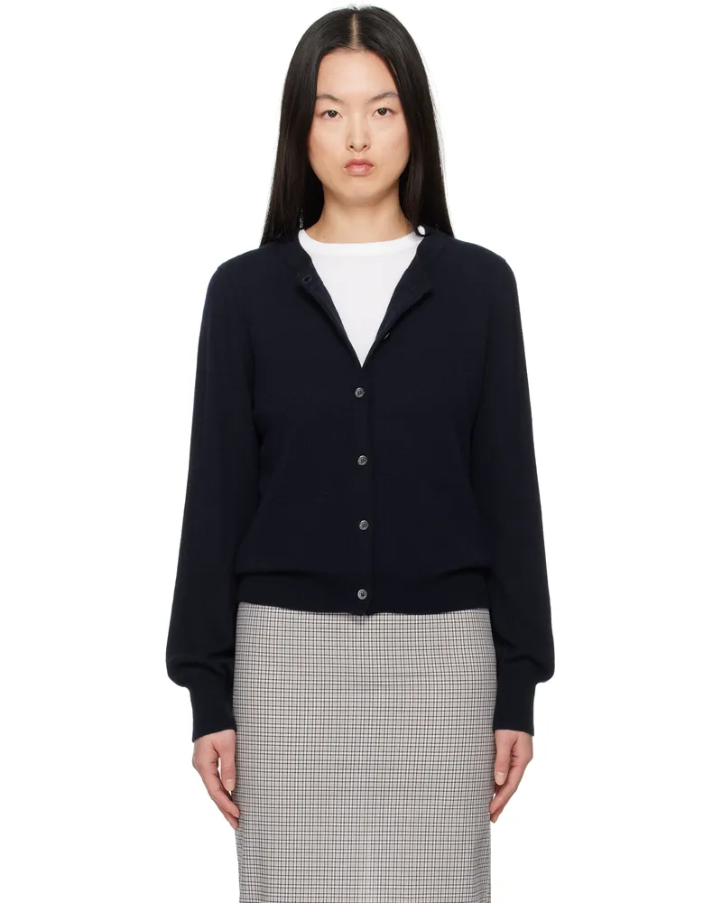 &Daughter Navy Enya Cashmere Cardigan Dark