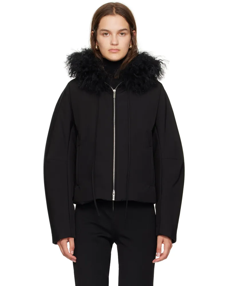 Ferragamo Black Zip Jacket 001
