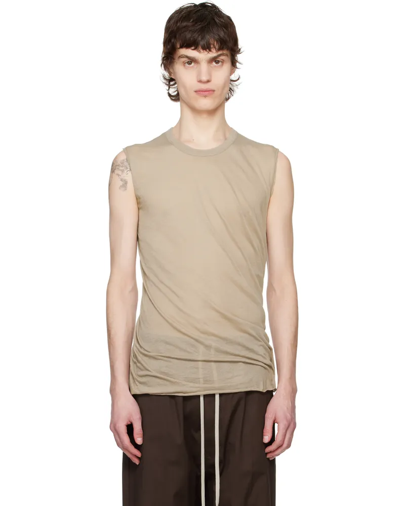 Rick Owens Taupe Hollywood Basic SL Tank Top 64