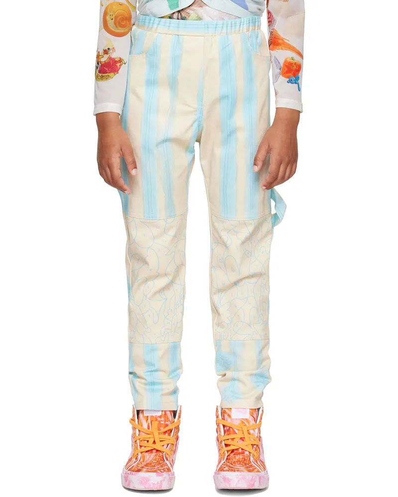 Collina Strada SSENSE Exclusive Kids Beige Chason Jeans Denim