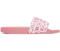 Pink Embossed Slides
