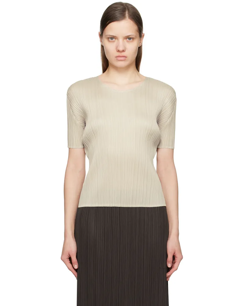 Issey Miyake Gray New Colorful Basics 4 T-shirt 42