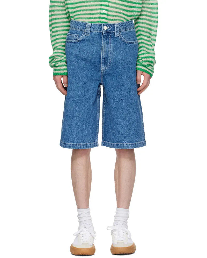SUNNEI Blue Classic Denim Shorts 8072