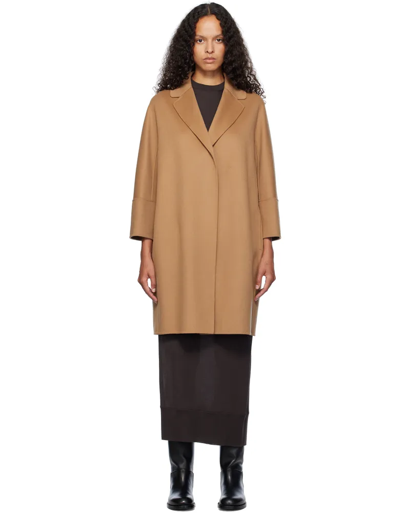 Max Mara Tan Arona Coat 045