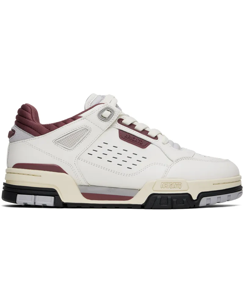 Axel Arigato White & Burgundy Onyx Sneakers White