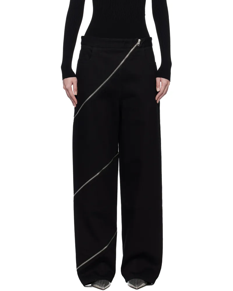 Alaïa Black Spiral Jeans 995