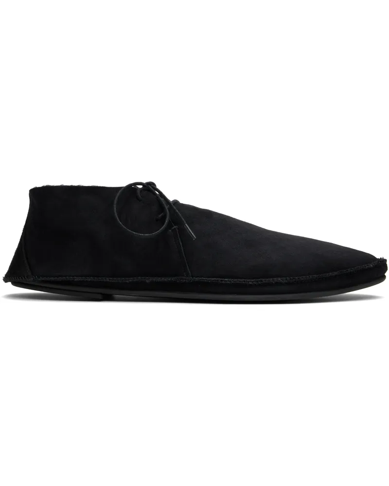 The Row Black Tyler Lace Up Derbys Blk