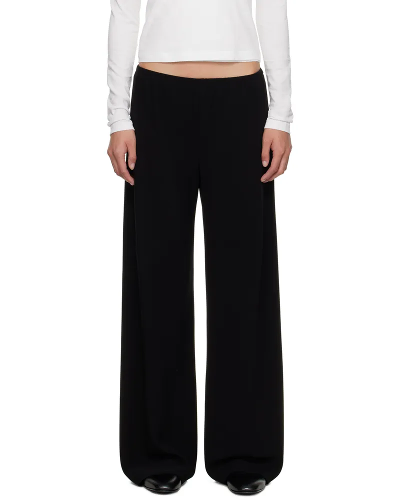 The Row Black Gala Trousers Blk