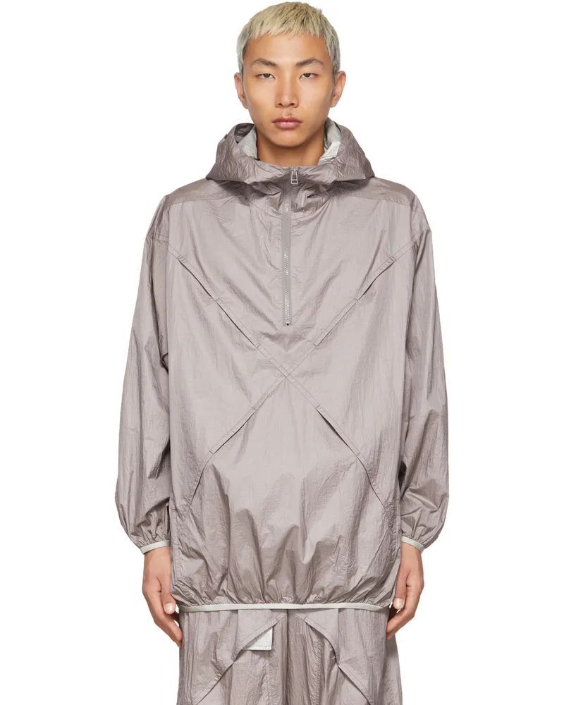 A. A. Spectrum Grey Ventu Anorak Jacket Dry