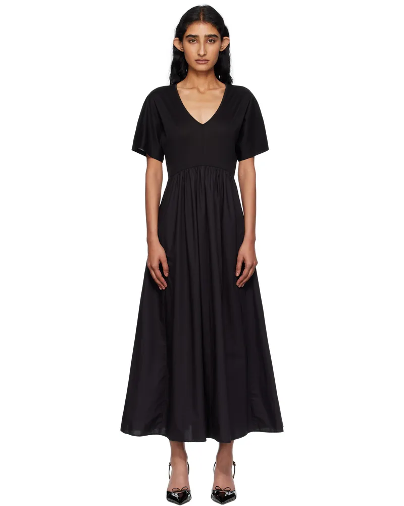 Max Mara Black Bronzo Midi Dress 009