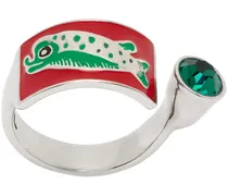 Silver Nosey Fish Ring